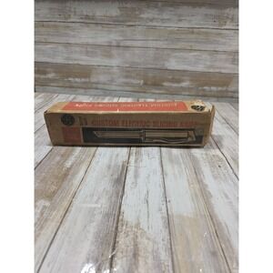 VINTAGE GENERAL ELECTRIC CUSTOM ELECTRIC‎ SLICING KNIFE EK4 w/ Box MADE IN USA